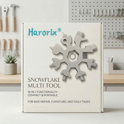 Harorix® Snowflake Multi-Tool | Portable Stainless Steel Bottle Opener