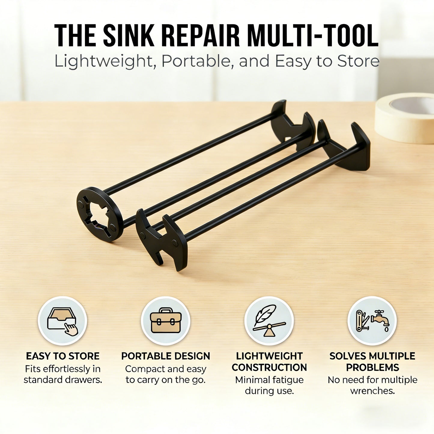 Harorix® Multi-functional Sink Wrench Set (2-Piece)