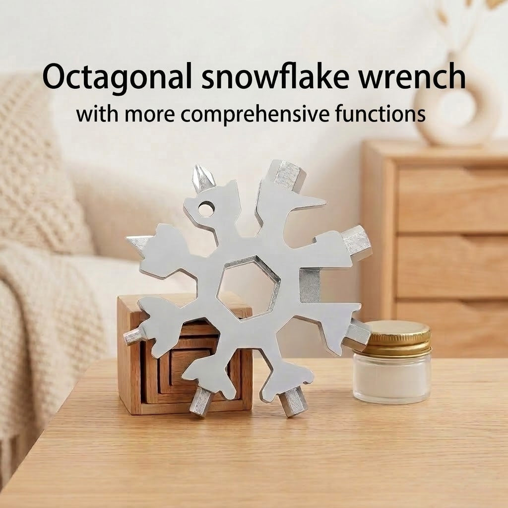 Harorix® Snowflake Multi-Tool | Portable Stainless Steel Bottle Opener
