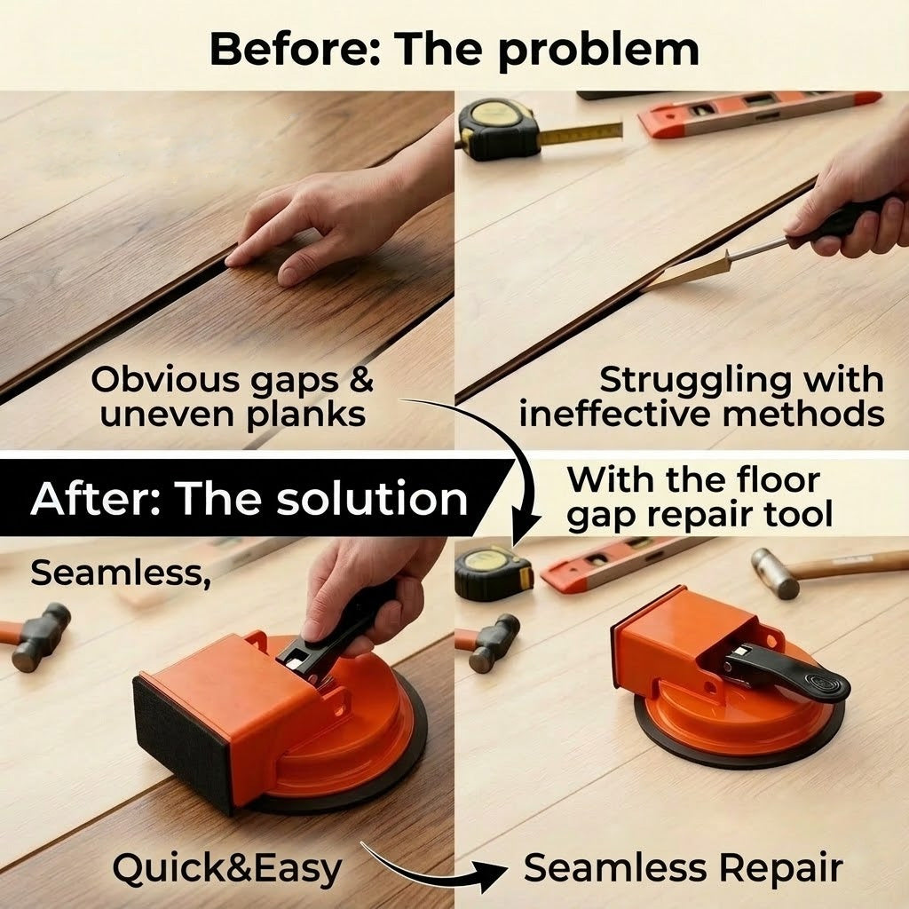 Harorix® Floor Gap Repair Tool | Suction Cup Floor Adjuster
