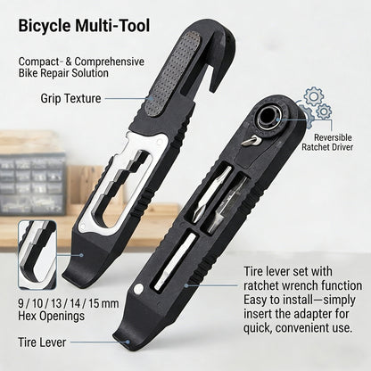 Harorix® Portable Ratchet Repair Tool Set | Multi-functional Home & Bicycle Repair Kit